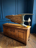 Antique Boat Propeller & Keel on Display Base and Stand. Table Decoration. 1915