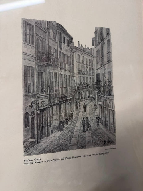 19th century Italian street scenes by Stefano Gorla