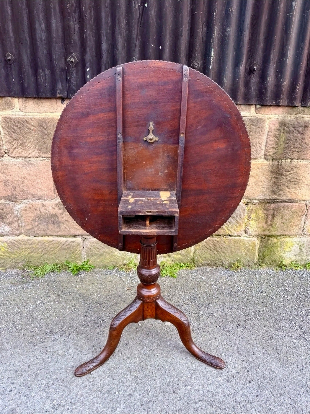 George III Mahogany Tripod Supper Table Circular Tilt Top, Occasional C1780