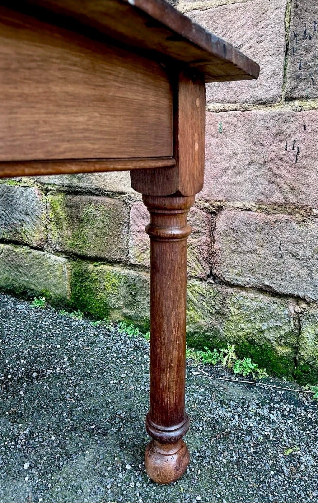 Large Oak Refectory Farmhouse Table. 19th Century, Rustic. 10 Seater. 8ft