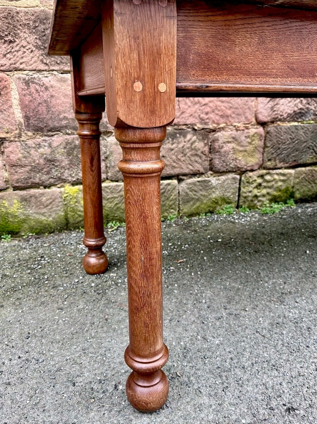 Large Oak Refectory Farmhouse Table. 19th Century, Rustic. 10 Seater. 8ft
