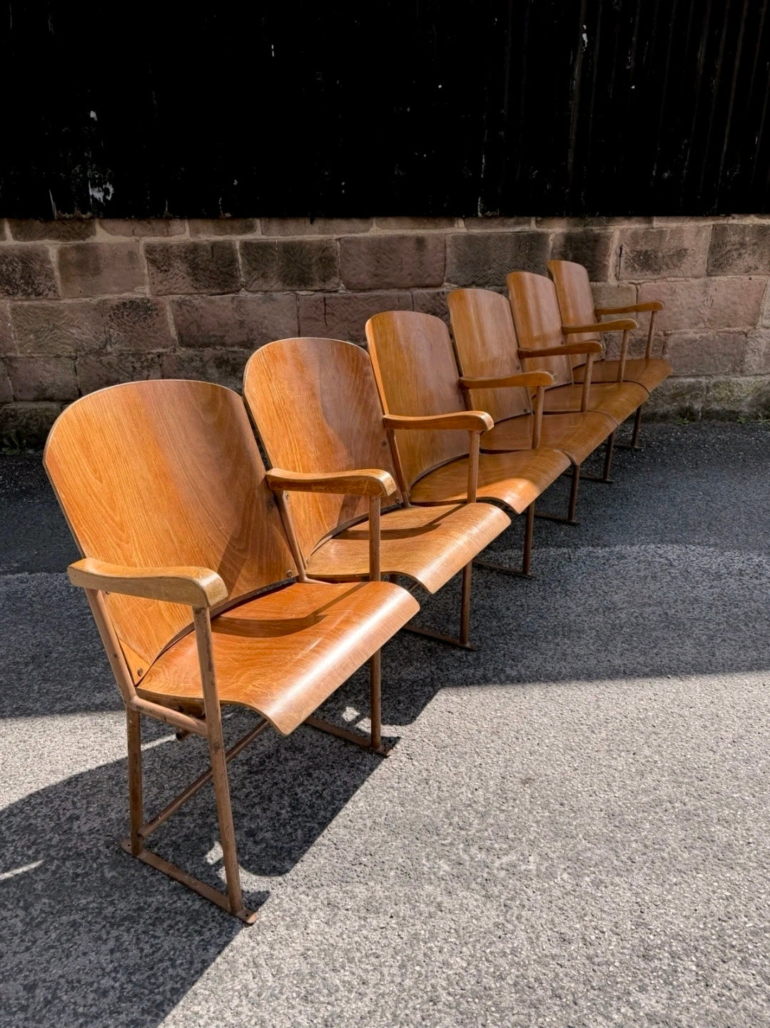 Original 1950s Italian Cinema/Theatre seats. Hallway, Retail Space, Waiting Room