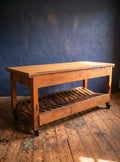 Vintage Industrial Drapers/Textile Mill Table. 1930’s, Kitchen Island, Original