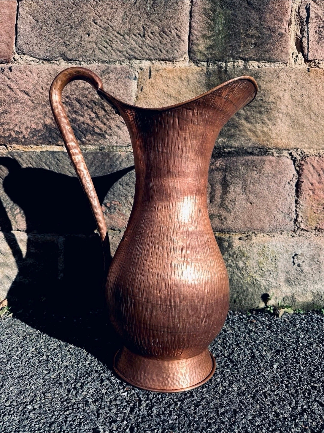 Vintage Italian Copper Pitcher/Jug. C1930. Flowers, Vase, Display