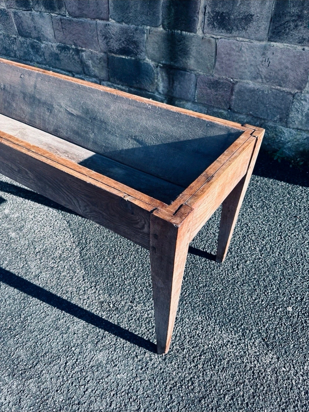 Antique 19th Century Chestnut Dough Table, Dining Table, Farmhouse Table