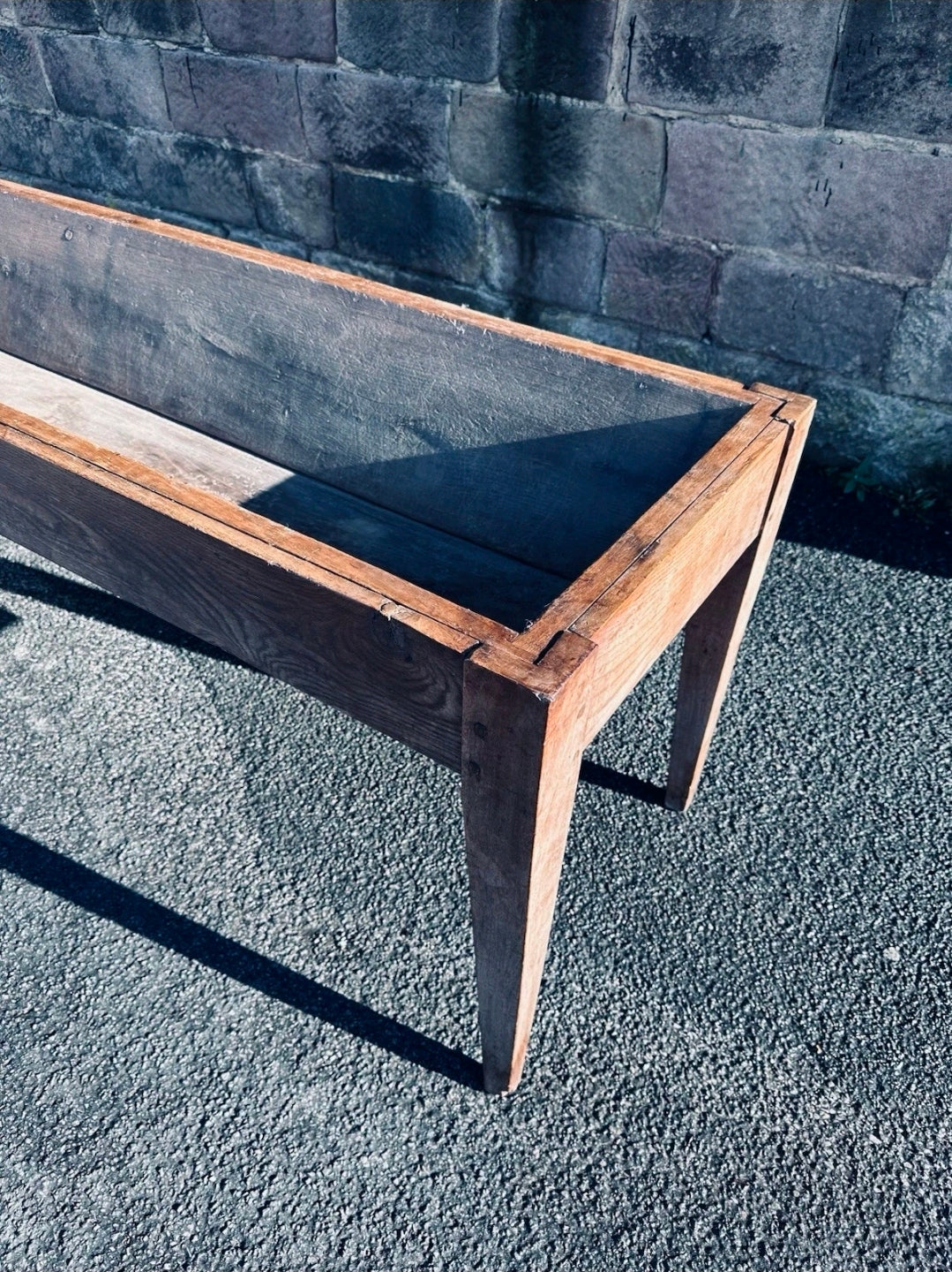 Antique 19th Century Chestnut Dough Table, Dining Table, Farmhouse Table