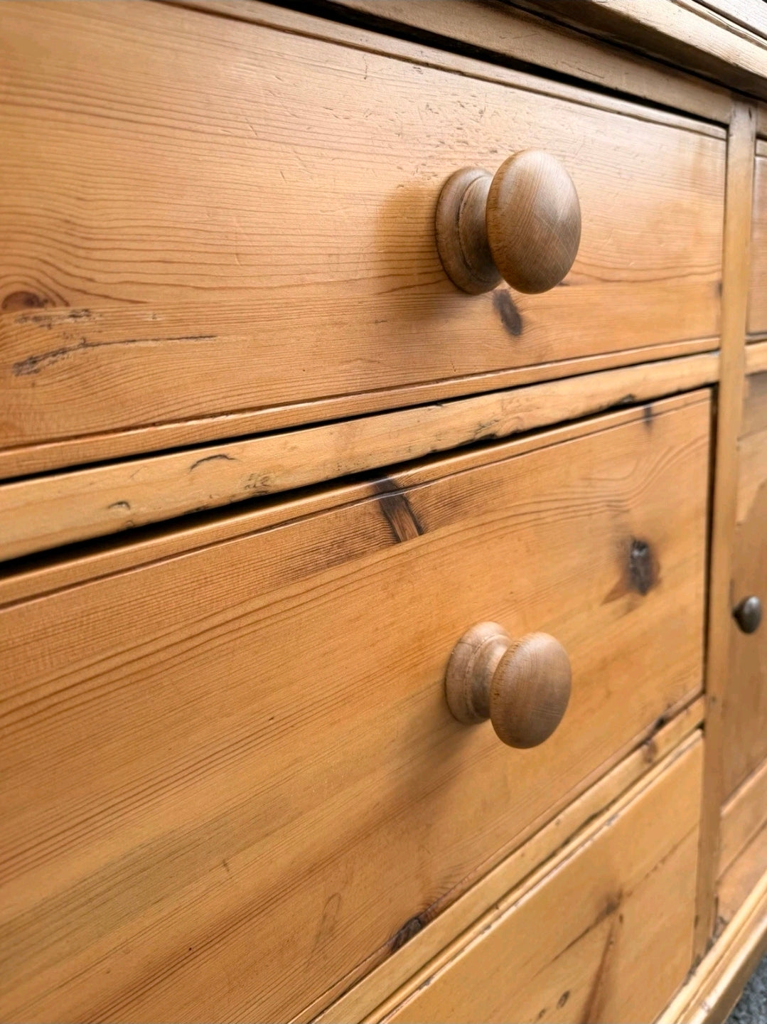 Antique Victorian Pine Lancashire Dresser/sideboard, Kitchen, Console, Farmhouse