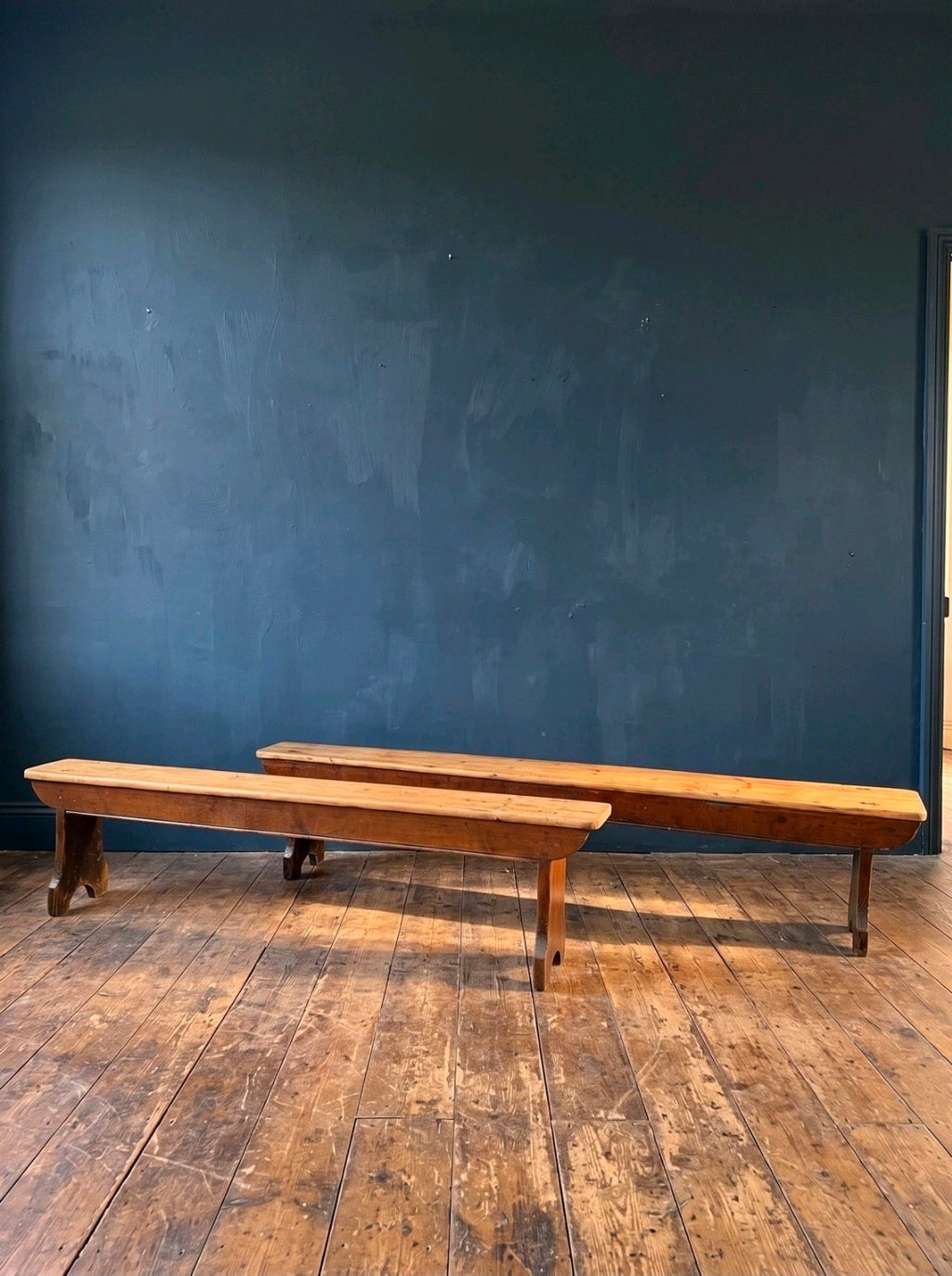 Antique Victorian Rustic Pine Bench, Church Bench, Dining Bench, Hallway
