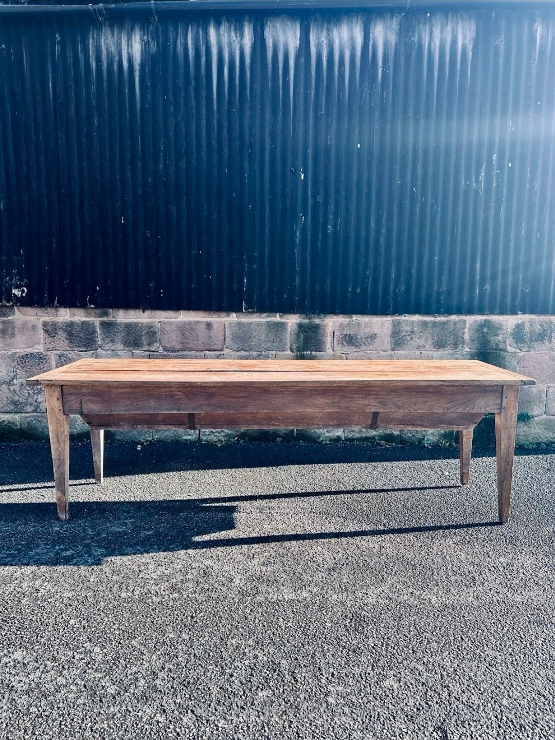 Antique 19th Century Chestnut Dough Table, Dining Table, Farmhouse Table