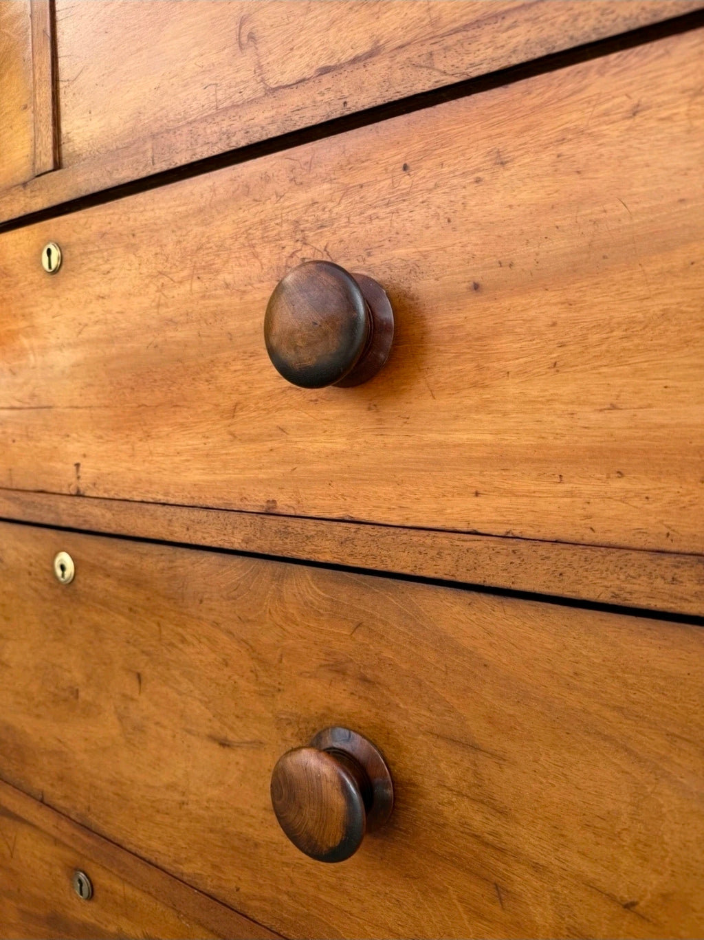 Antique Mahogany Chest Of Drawers, Late Victorian, 5 Drawers, Bedroom