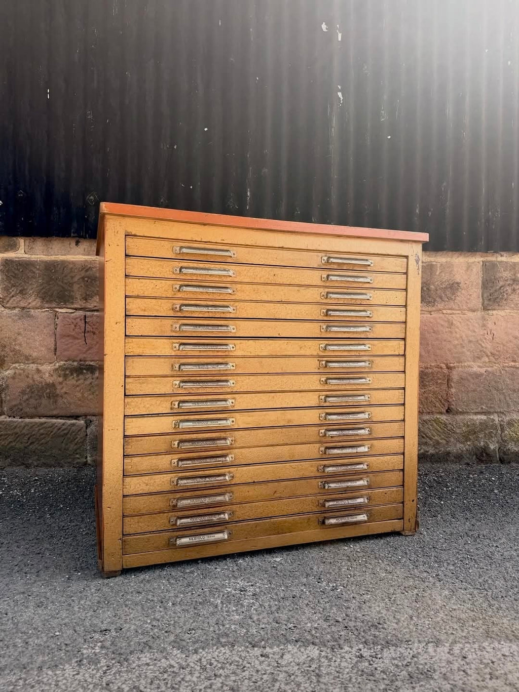 Original 1940s Printer’s Chest — Turin, Italy