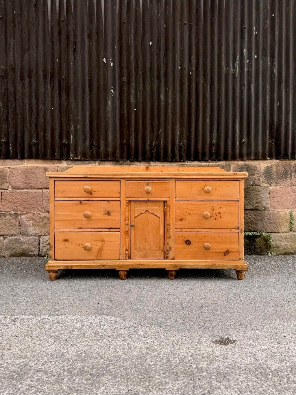 Antique Victorian Pine Lancashire Dresser/sideboard, Kitchen, Console, Farmhouse