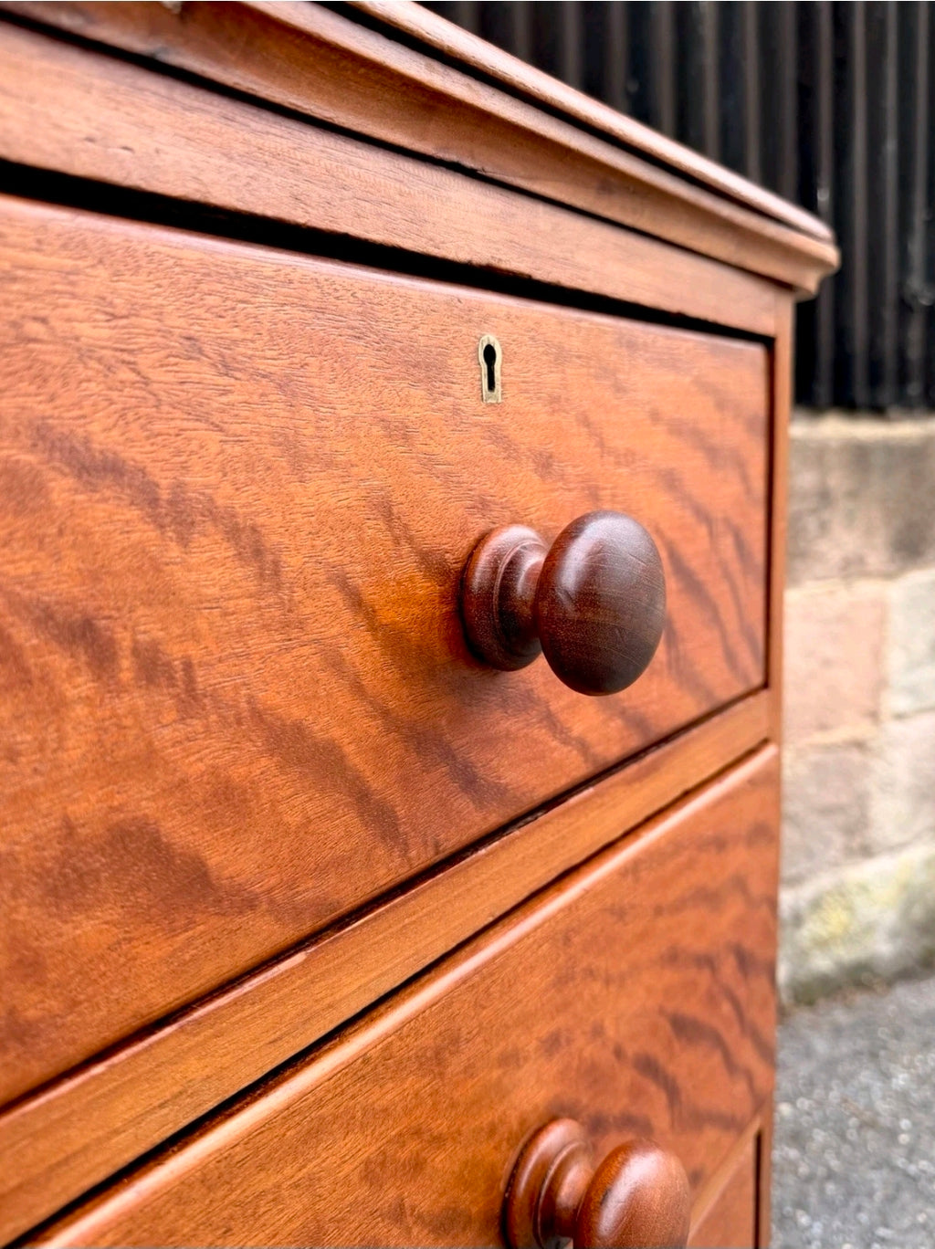Antique Mahogany Chest Of Drawers C1870, Victorian, Storage, Bedroom, Original