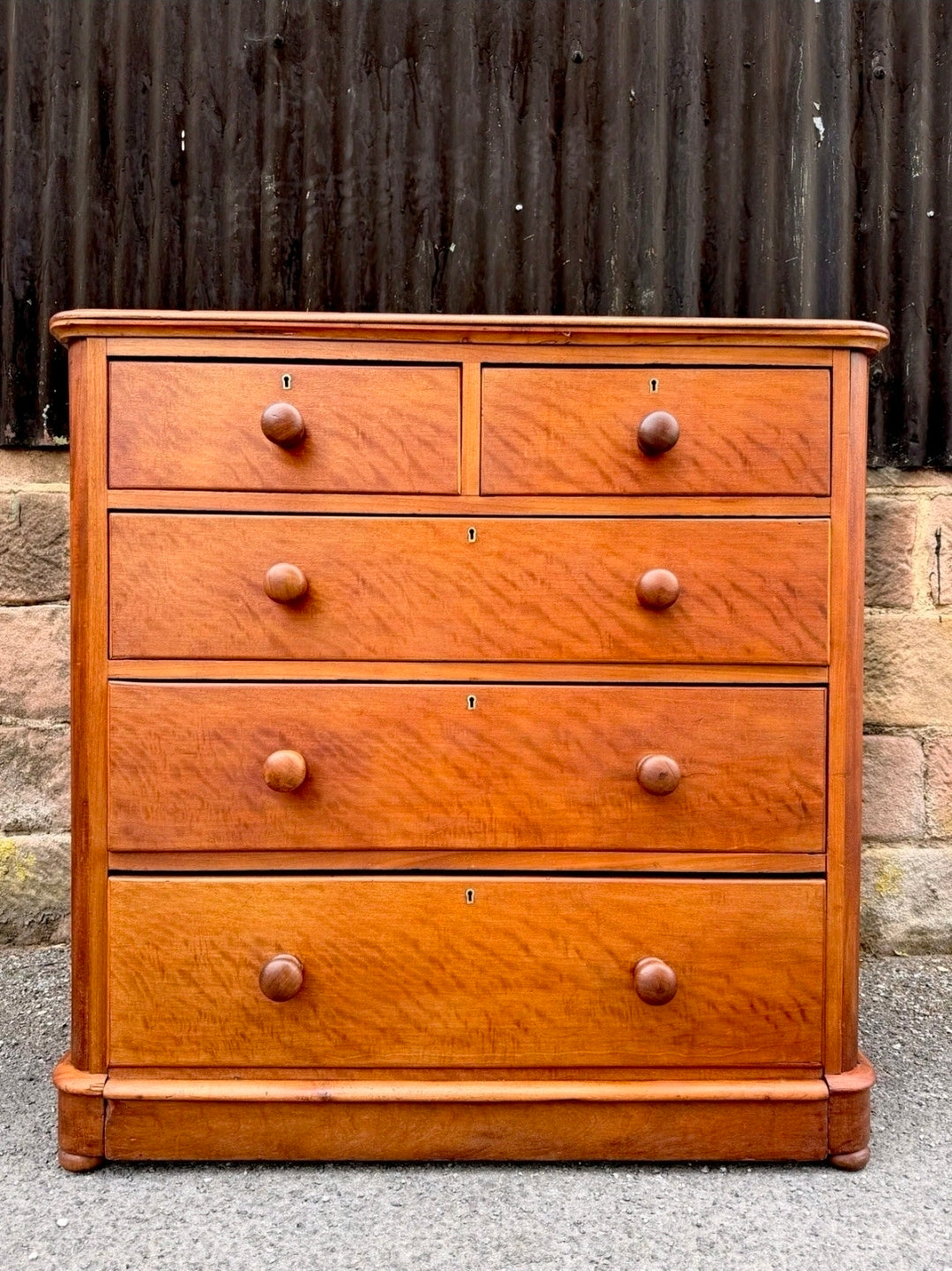 Antique Mahogany Chest Of Drawers C1870, Victorian, Storage, Bedroom, Original