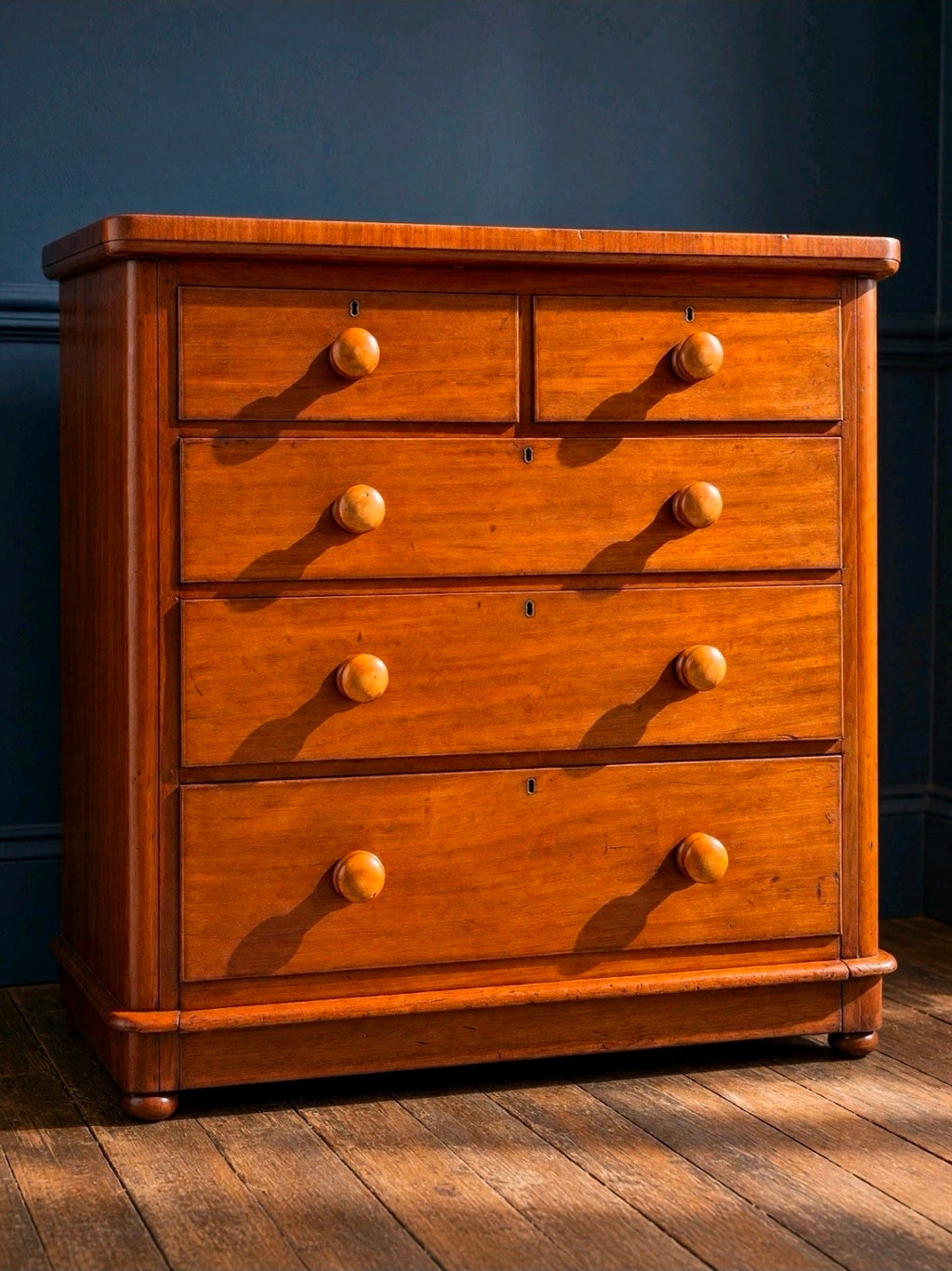 Antique Mahogany Chest Of Drawers C1880, Victorian, Storage, Country, Cottage
