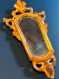 Antique 18th Century Gilded Wood Wall Mirrors. Pier Mirror. Italian. Decoration