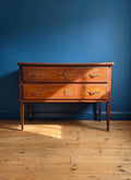 Antique Chest of Italian Drawers, Neoclassical Walnut 18th Century, Bedroom.