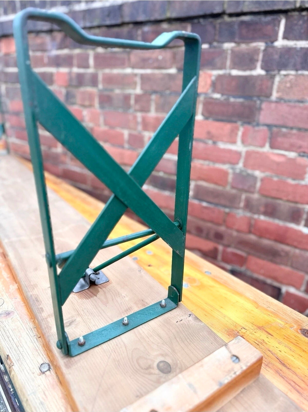 Vintage Italian Hardwood Beer Festival Benches, Dining, Pub, Bar, Garden Bench