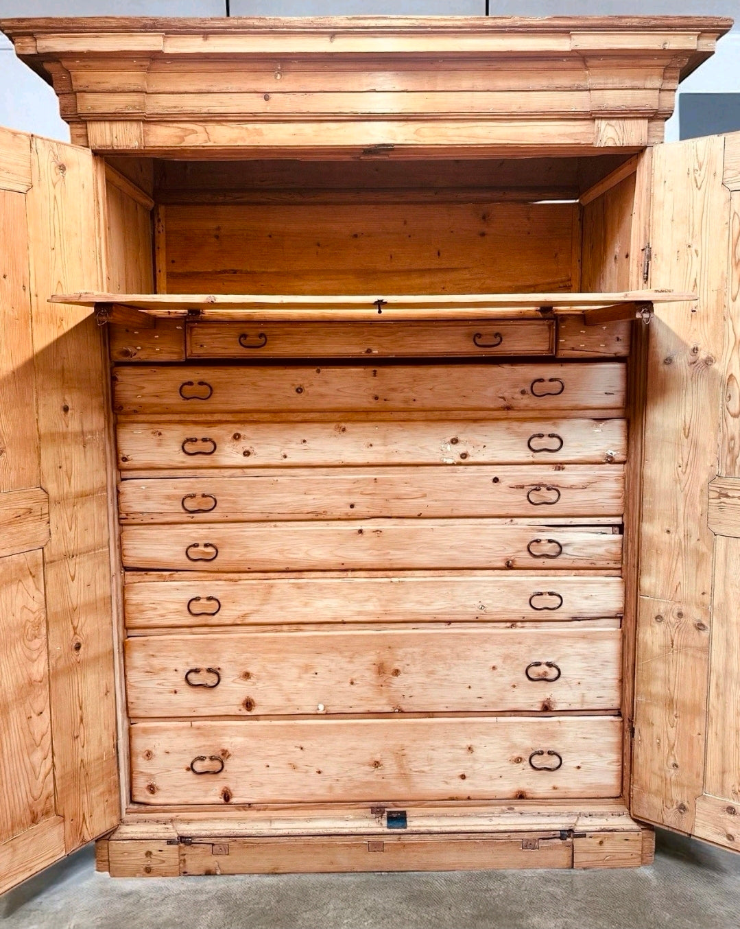 Huge 18th Century Italian Housekeepers Cupboard, Larder, Pantry, One Of A Kind