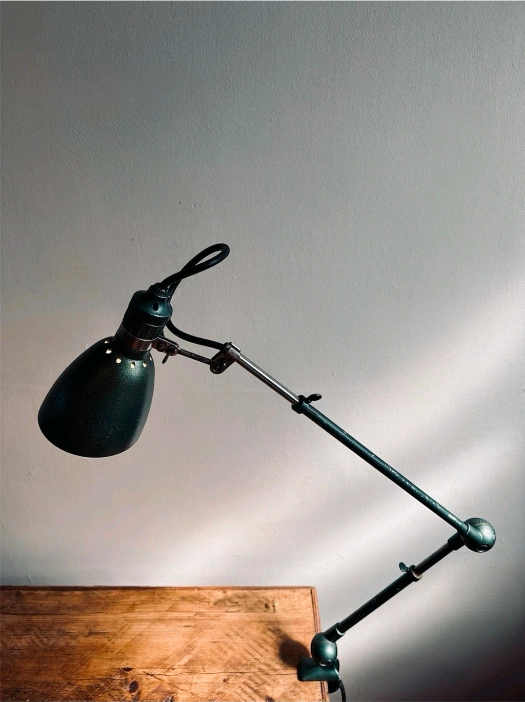 Anglepoise Lamp ‘DEPOSE’ Light Industrial Machinist Engineers 2 Arm Vintage