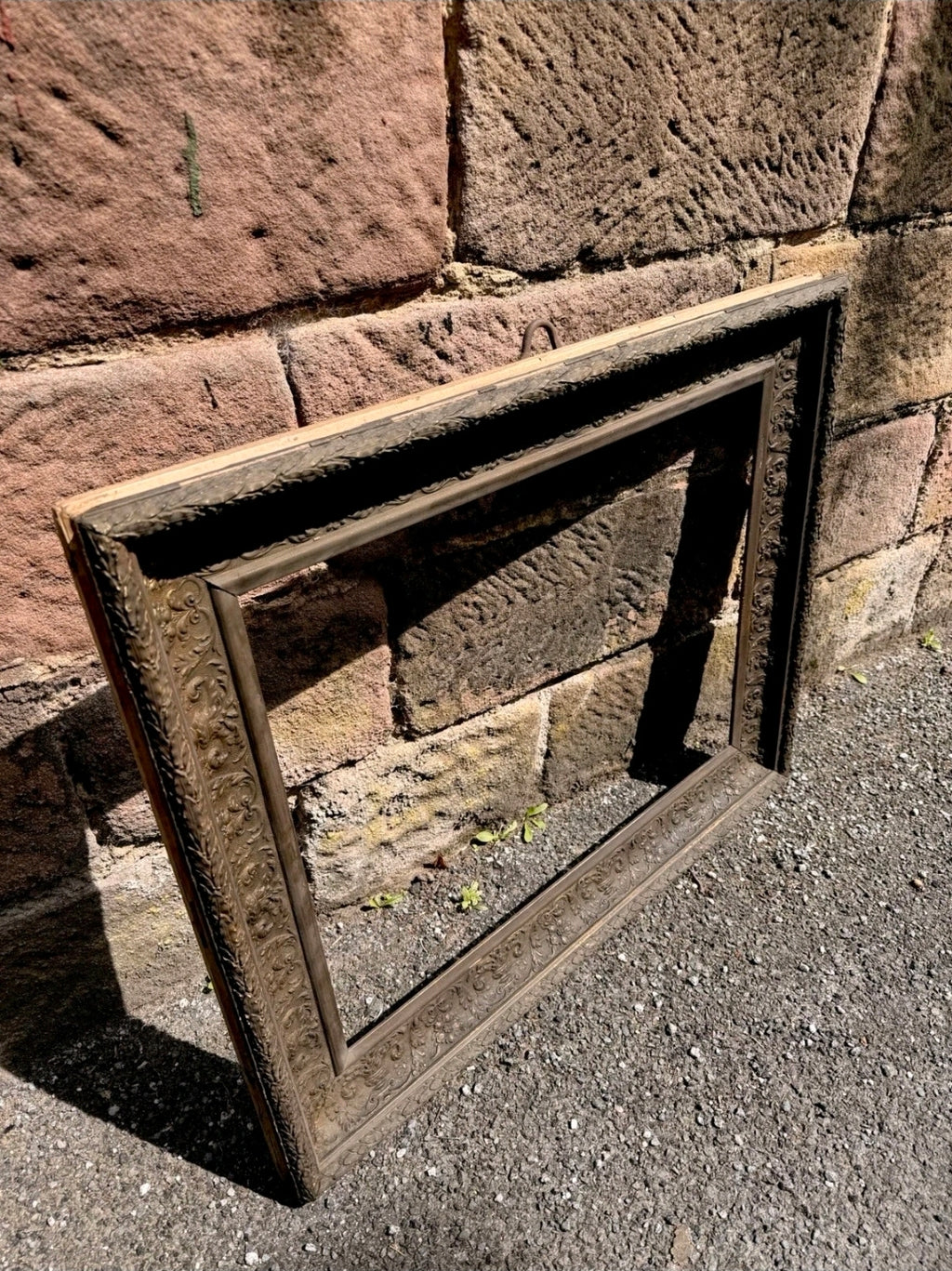 Large Antique Gilt Composition Picture Frame. Painting, Decorative, Wall Art