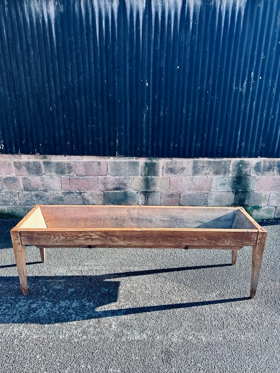 Antique 19th Century Chestnut Dough Table, Dining Table, Farmhouse Table