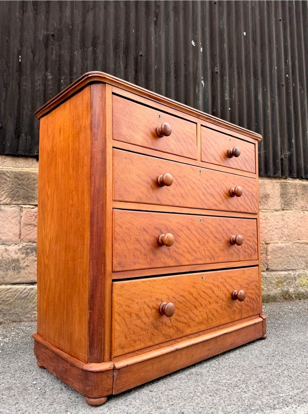 Antique Mahogany Chest Of Drawers C1870, Victorian, Storage, Bedroom, Original