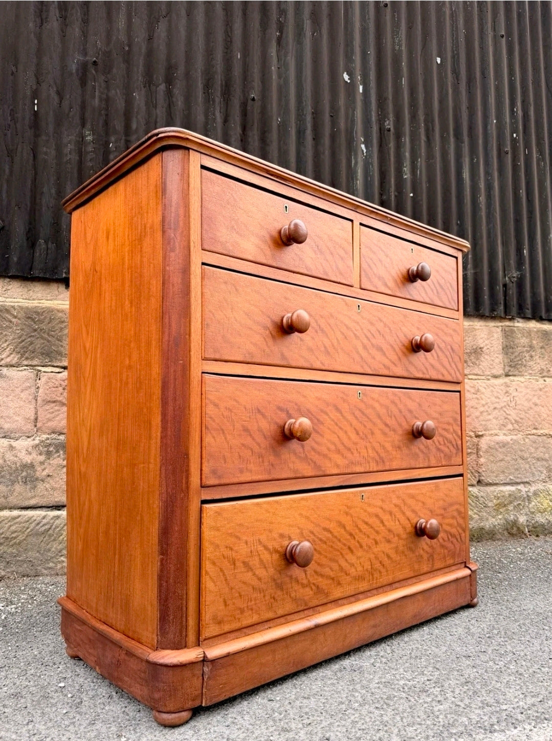 Antique Mahogany Chest Of Drawers C1870, Victorian, Storage, Bedroom, Original