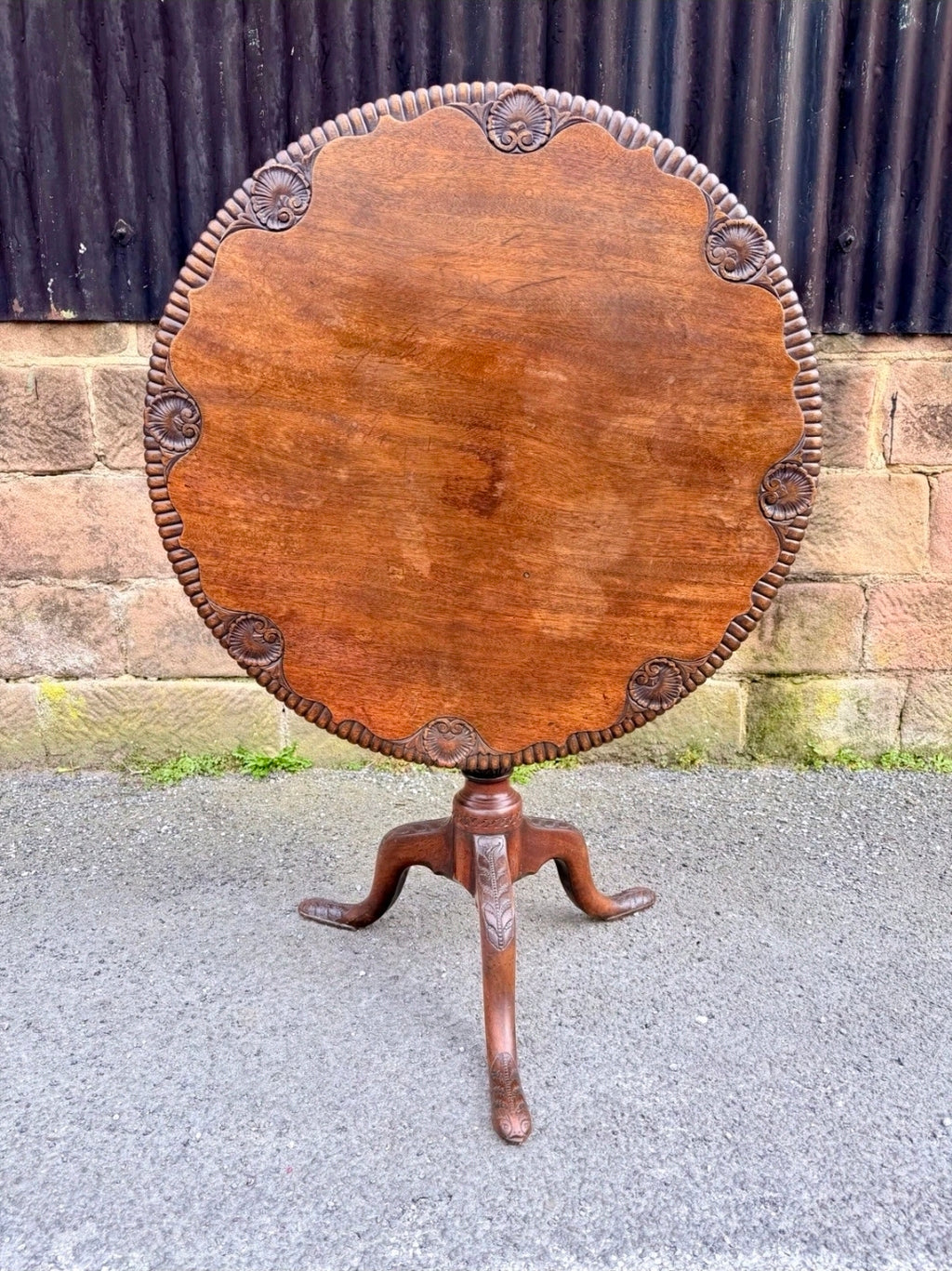 George III Mahogany Tripod Supper Table Circular Tilt Top, Occasional C1780