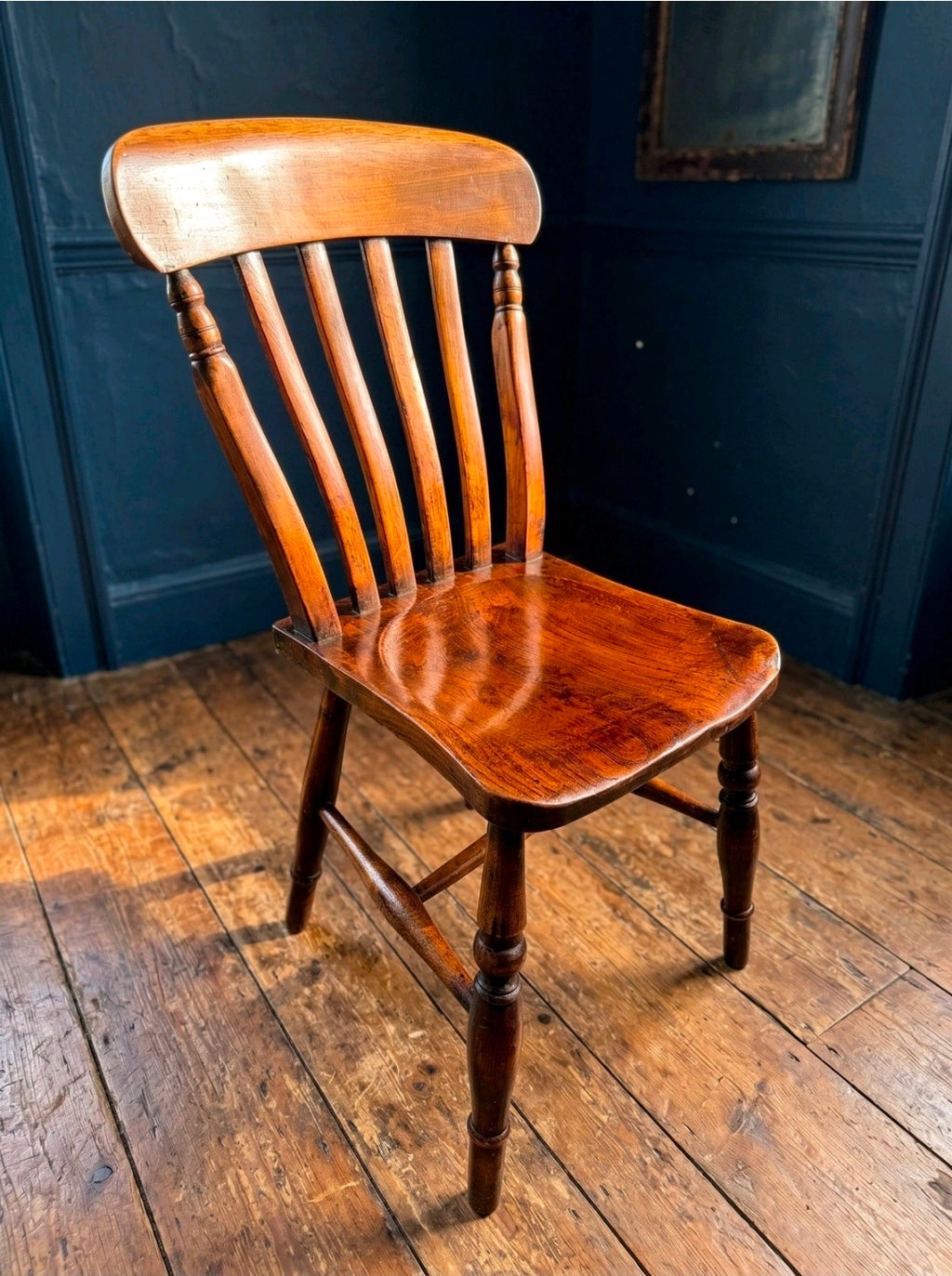 Antique Victorian Elm & Beech Farmhouse Chair. Occasional, Dining, Bedroom Chair