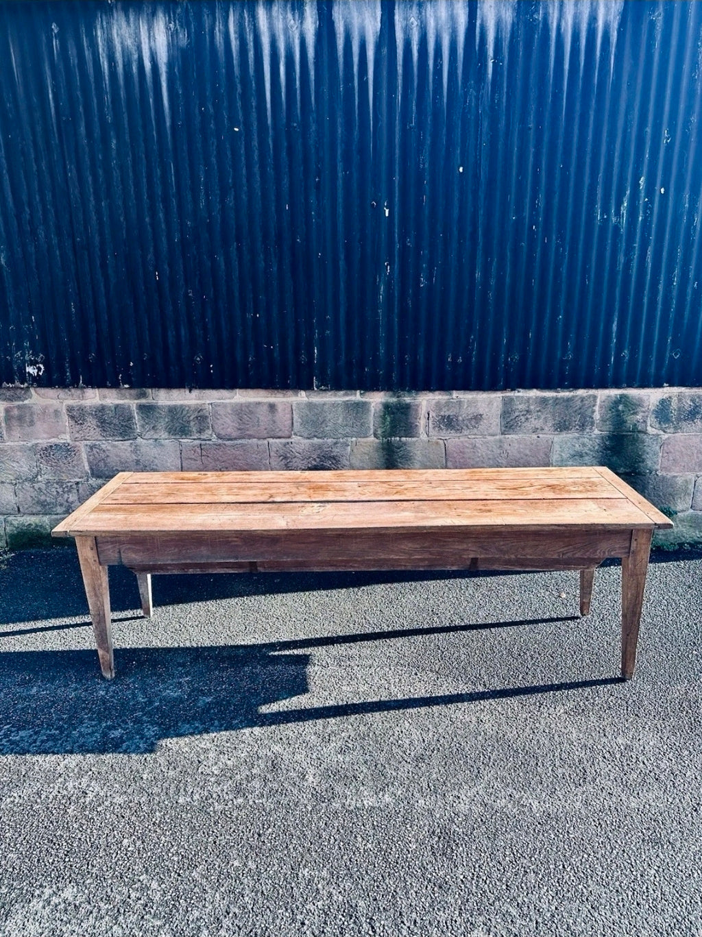 Antique 19th Century Chestnut Dough Table, Dining Table, Farmhouse Table