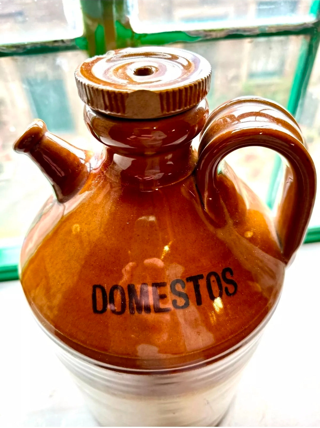 Antique Stoneware Flagons. 19th Century. Collectible, Decorative,Flower Vase