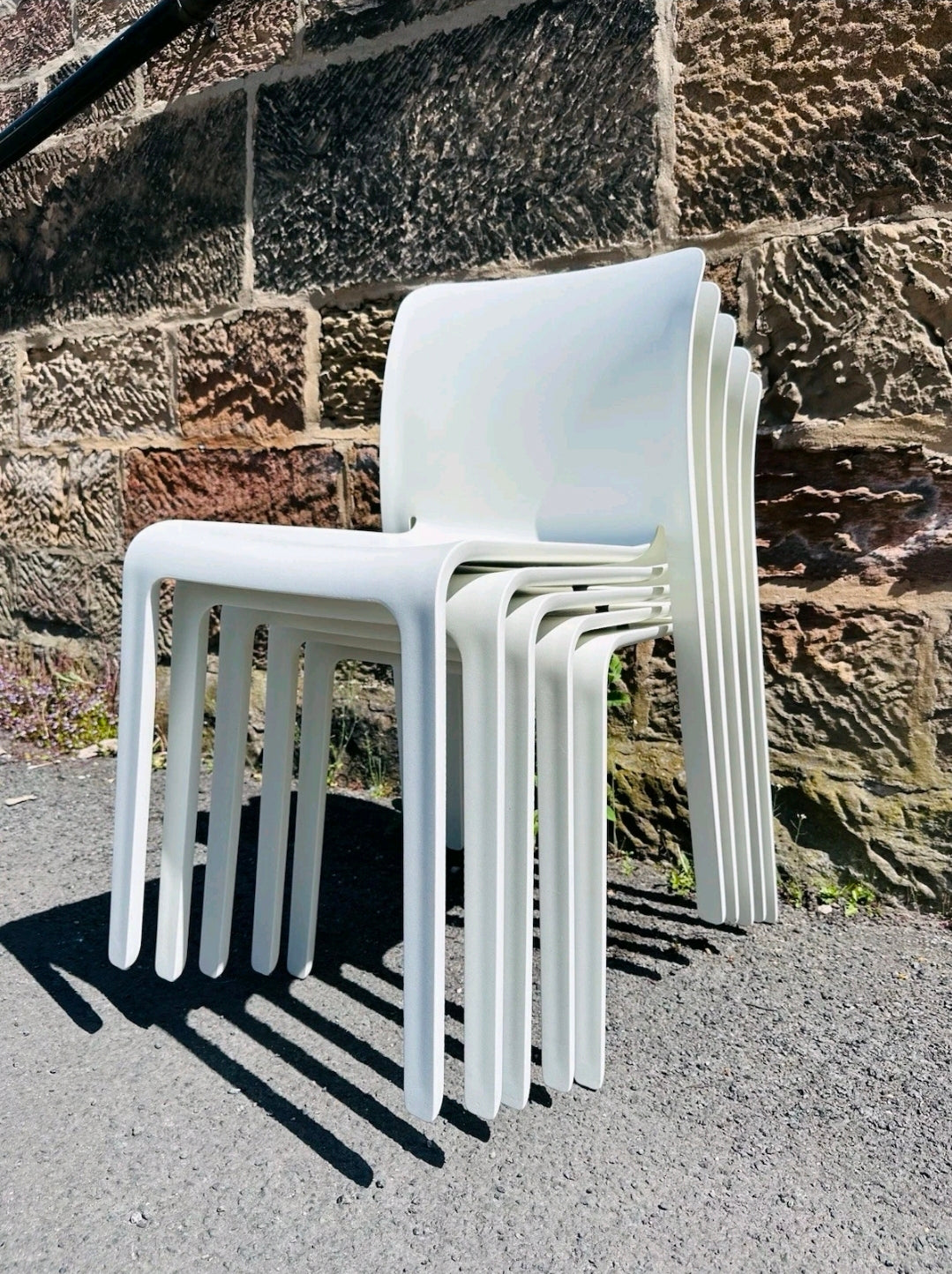 Italian Designer Outdoor Chairs. First Chair For Magis. Garden, Patio, Kitchen.