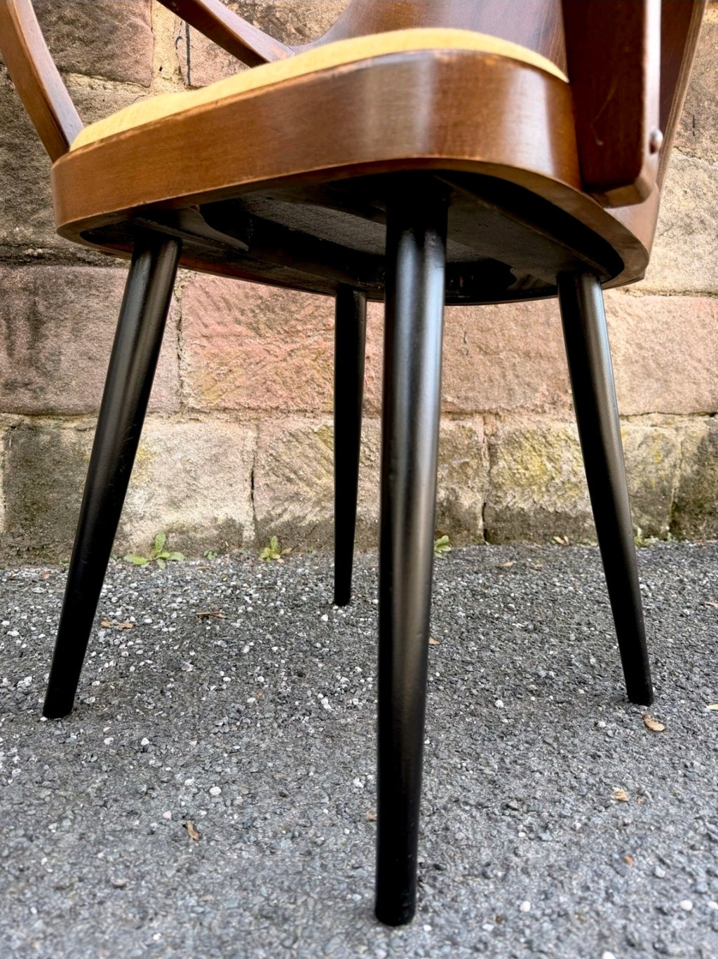Pair of Mid-Century Model 515/F Bentwood Armchairs by Oswald Haerdtl For Thonet