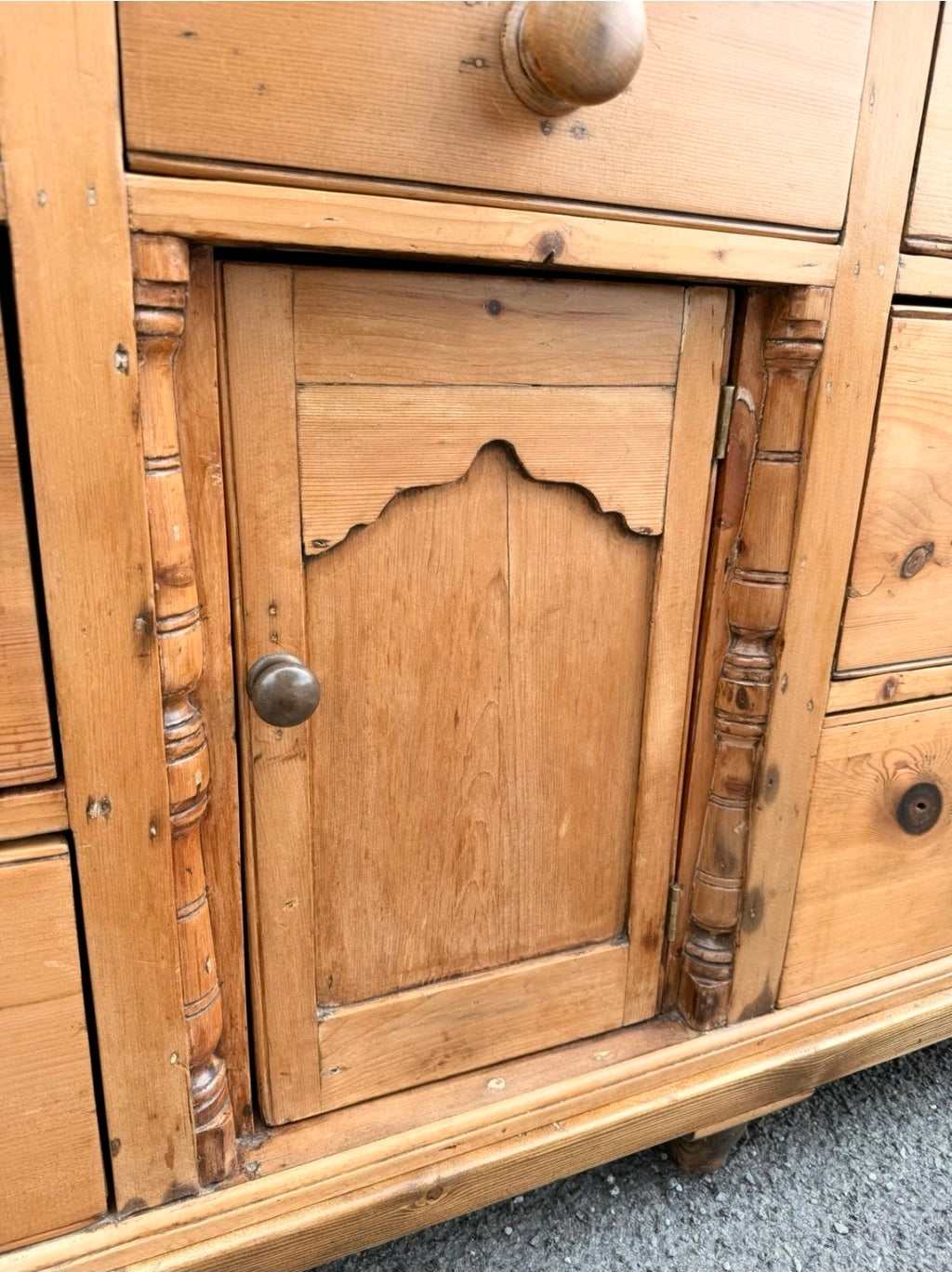 Antique Victorian Pine Lancashire Dresser/sideboard, Kitchen, Console, Farmhouse