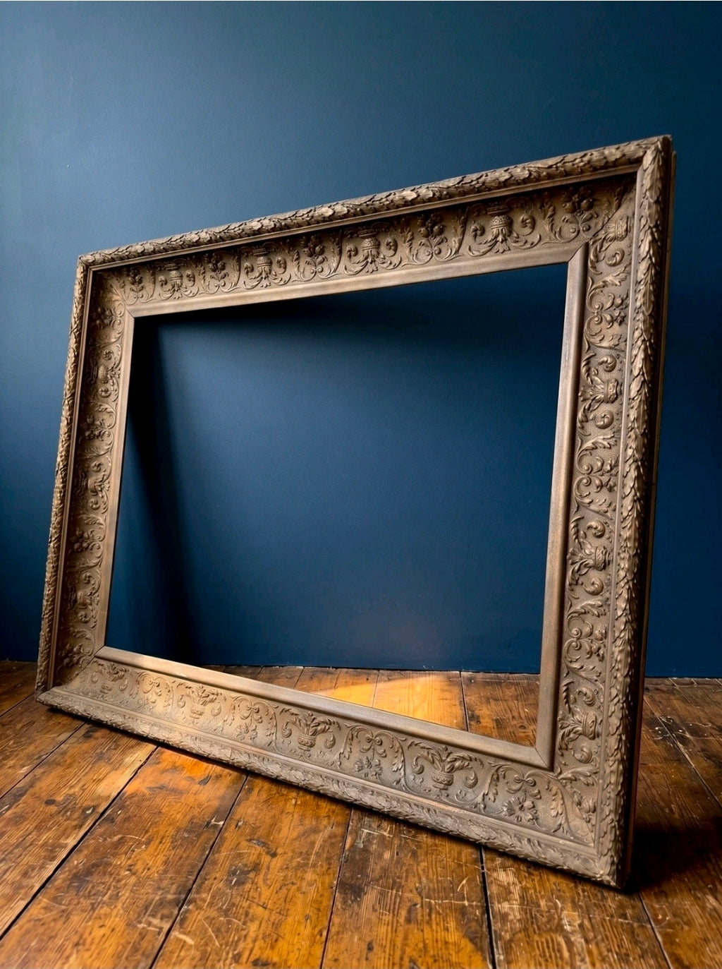 Large Antique Gilt Composition Picture Frame. Painting, Decorative, Wall Art
