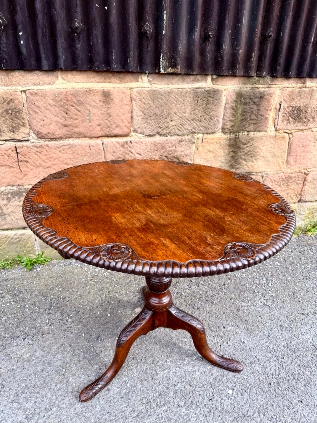 George III Mahogany Tripod Supper Table Circular Tilt Top, Occasional C1780