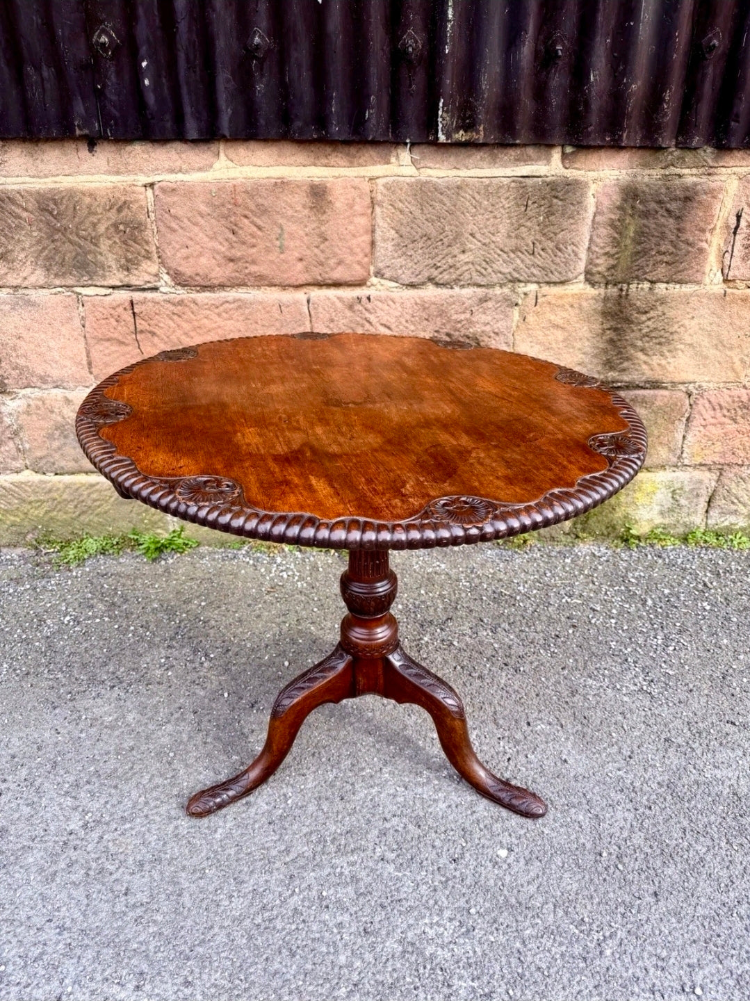 George III Mahogany Tripod Supper Table Circular Tilt Top, Occasional C1780