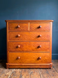 Antique Mahogany Chest Of Drawers C1870, Victorian, Storage, Bedroom, Original