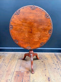 George III Mahogany Tripod Supper Table Circular Tilt Top, Occasional C1780