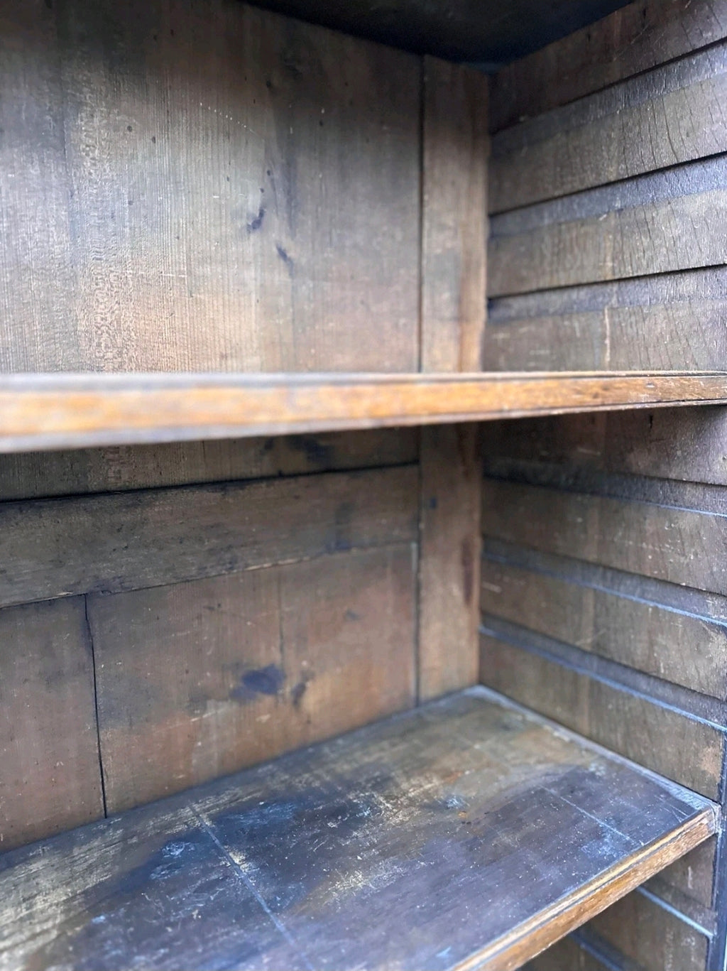 Antique George III Estate Office Cabinet. Oak, c1810, Country House, Storage