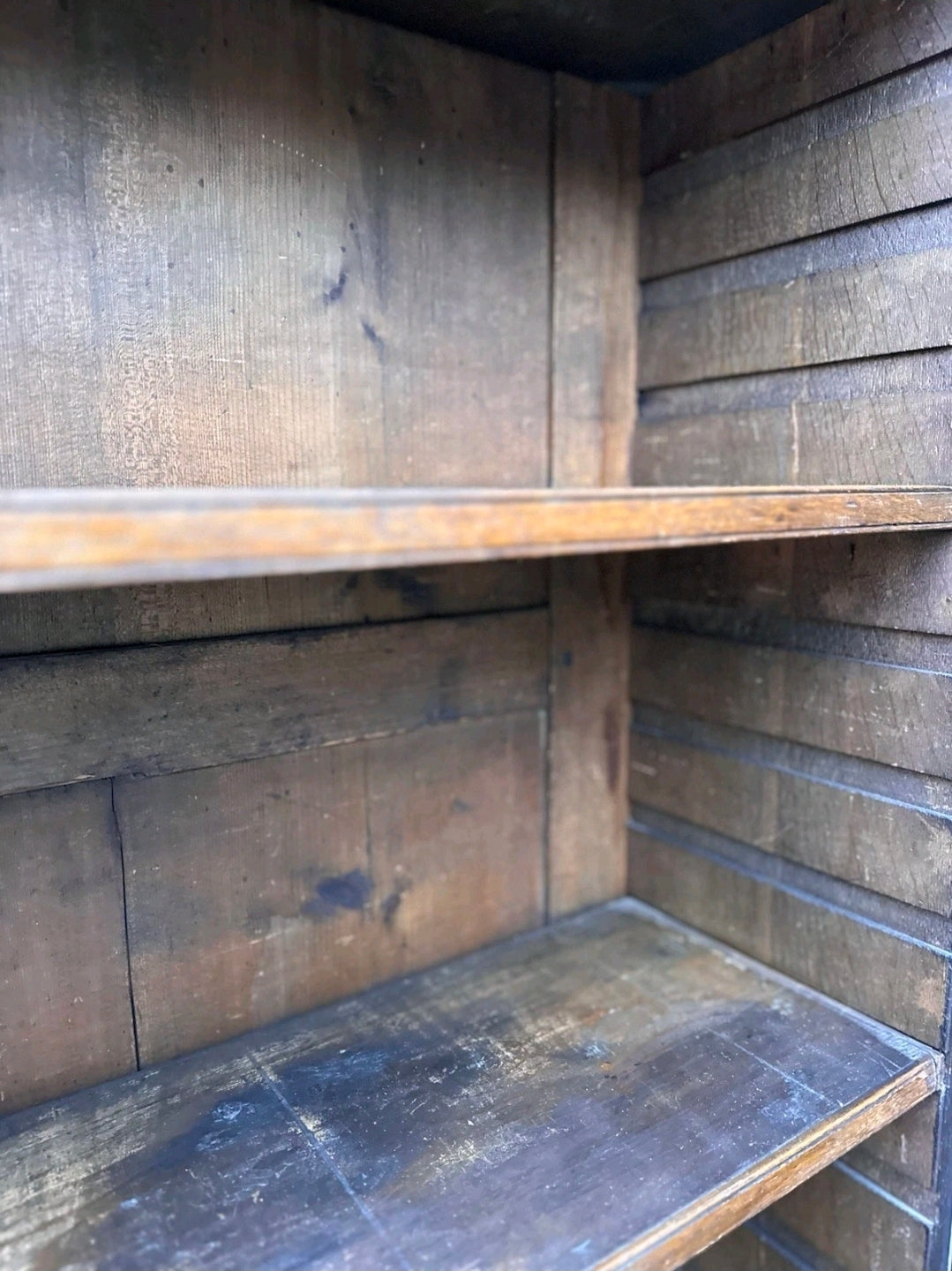Antique George III Estate Office Cabinet. Oak, c1810, Country House, Storage