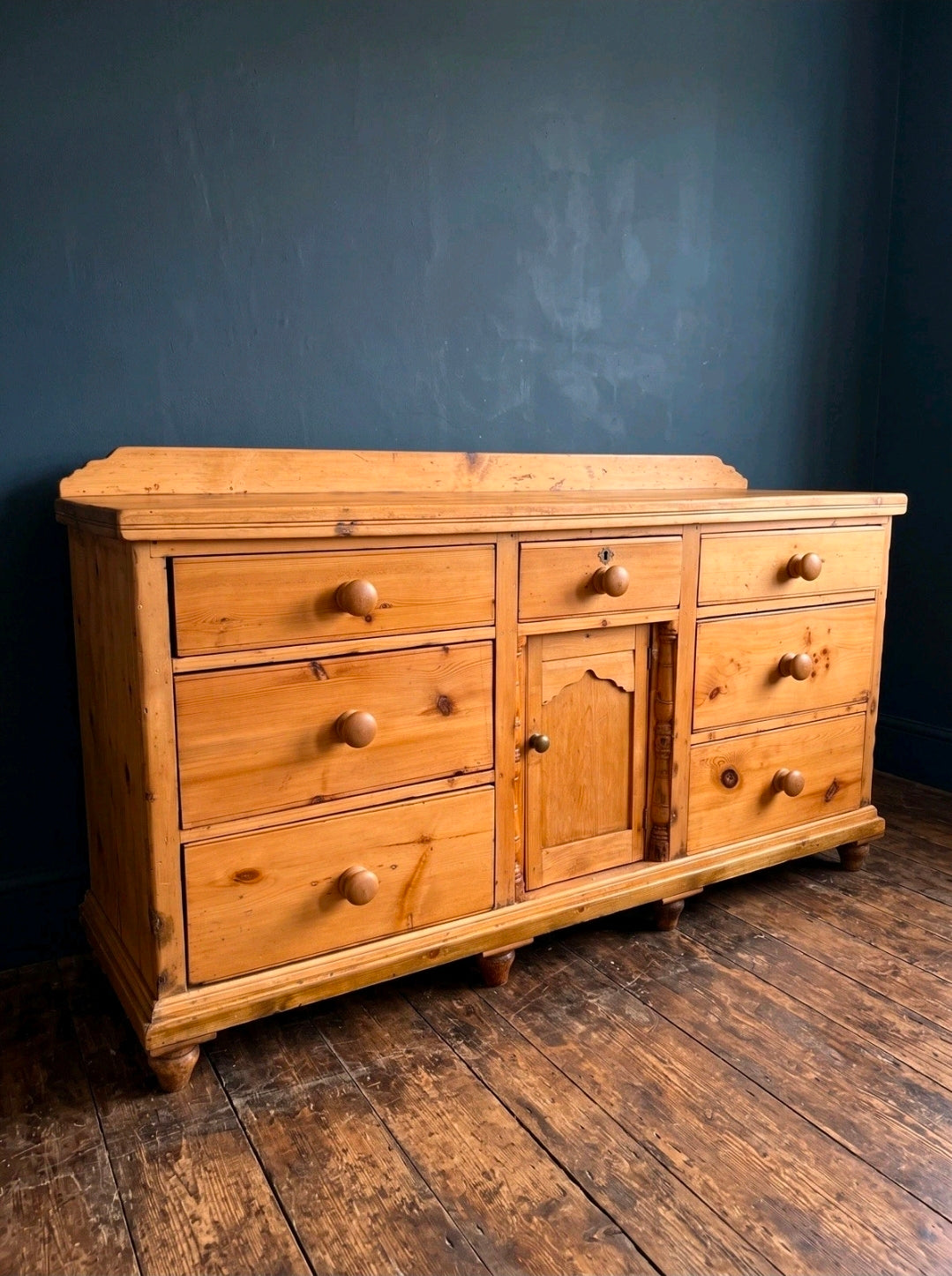 Antique Victorian Pine Lancashire Dresser/sideboard, Kitchen, Console, Farmhouse