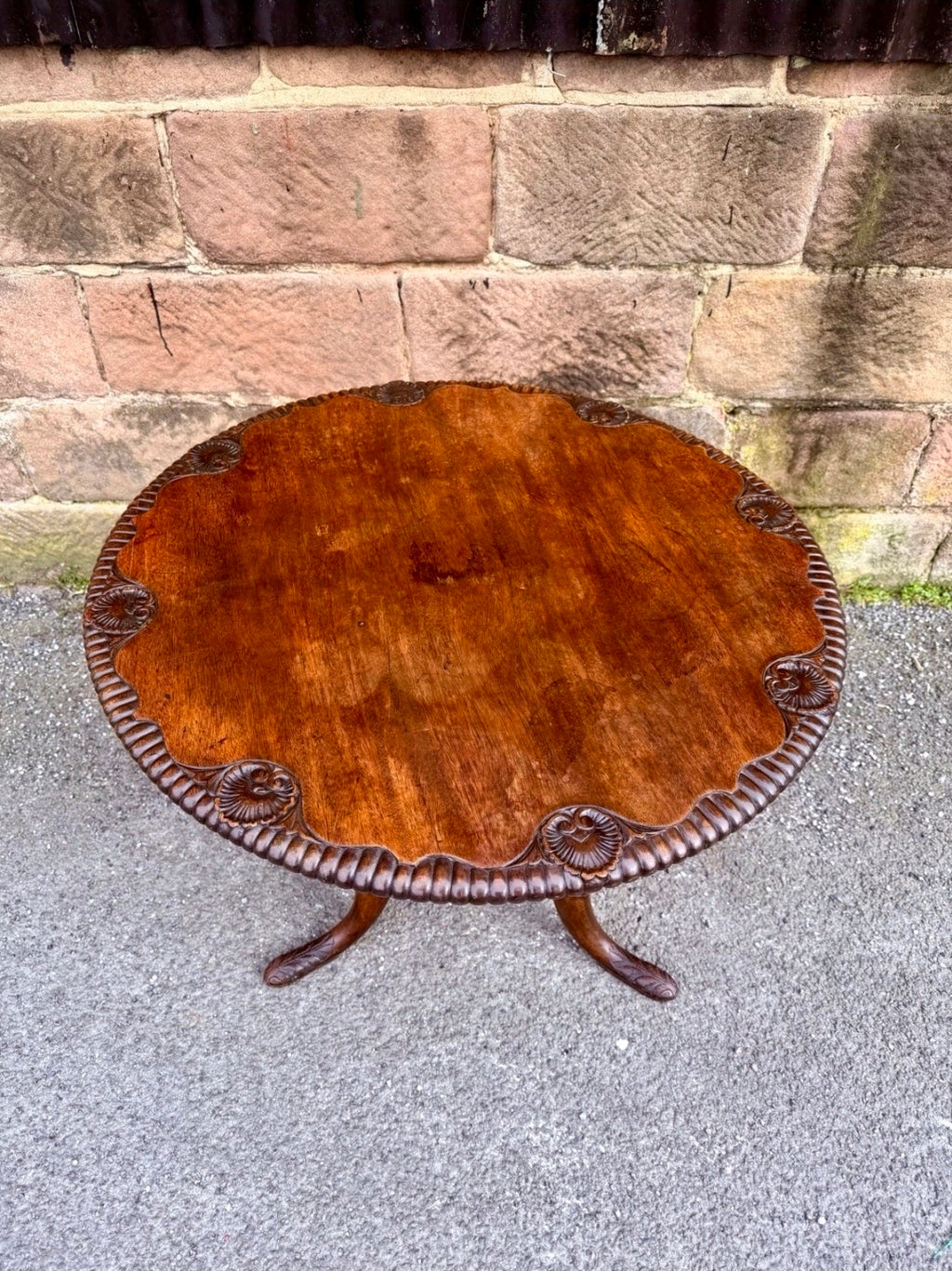 George III Mahogany Tripod Supper Table Circular Tilt Top, Occasional C1780