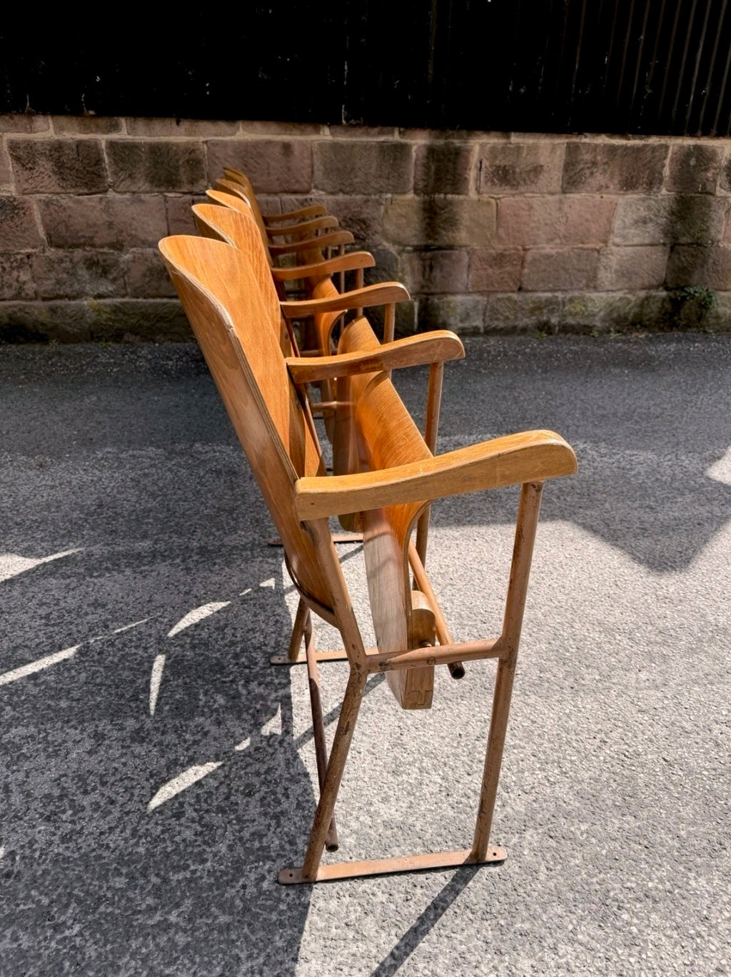 Original 1950s Italian Cinema/Theatre seats. Hallway, Retail Space, Waiting Room
