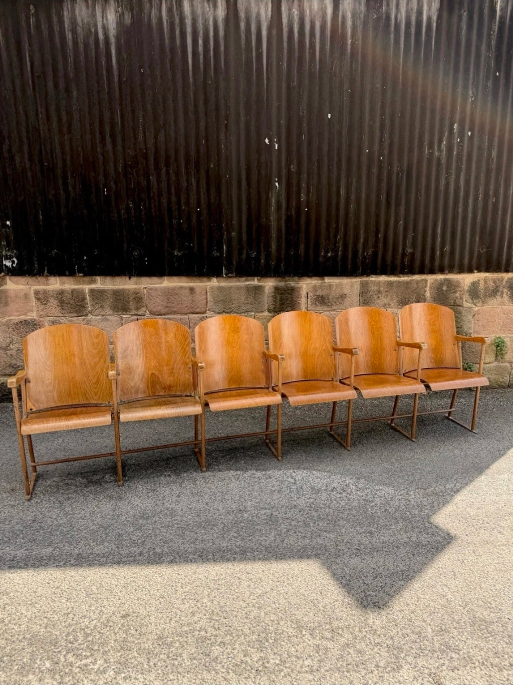 Original 1950s Italian Cinema/Theatre seats. Hallway, Retail Space, Waiting Room