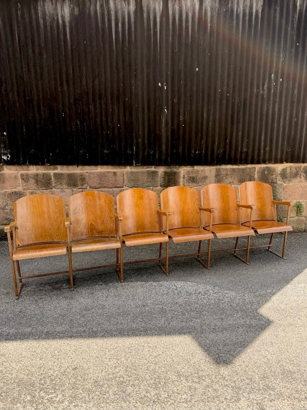 Original 1950s Italian Cinema/Theatre seats. Hallway, Retail Space, Waiting Room