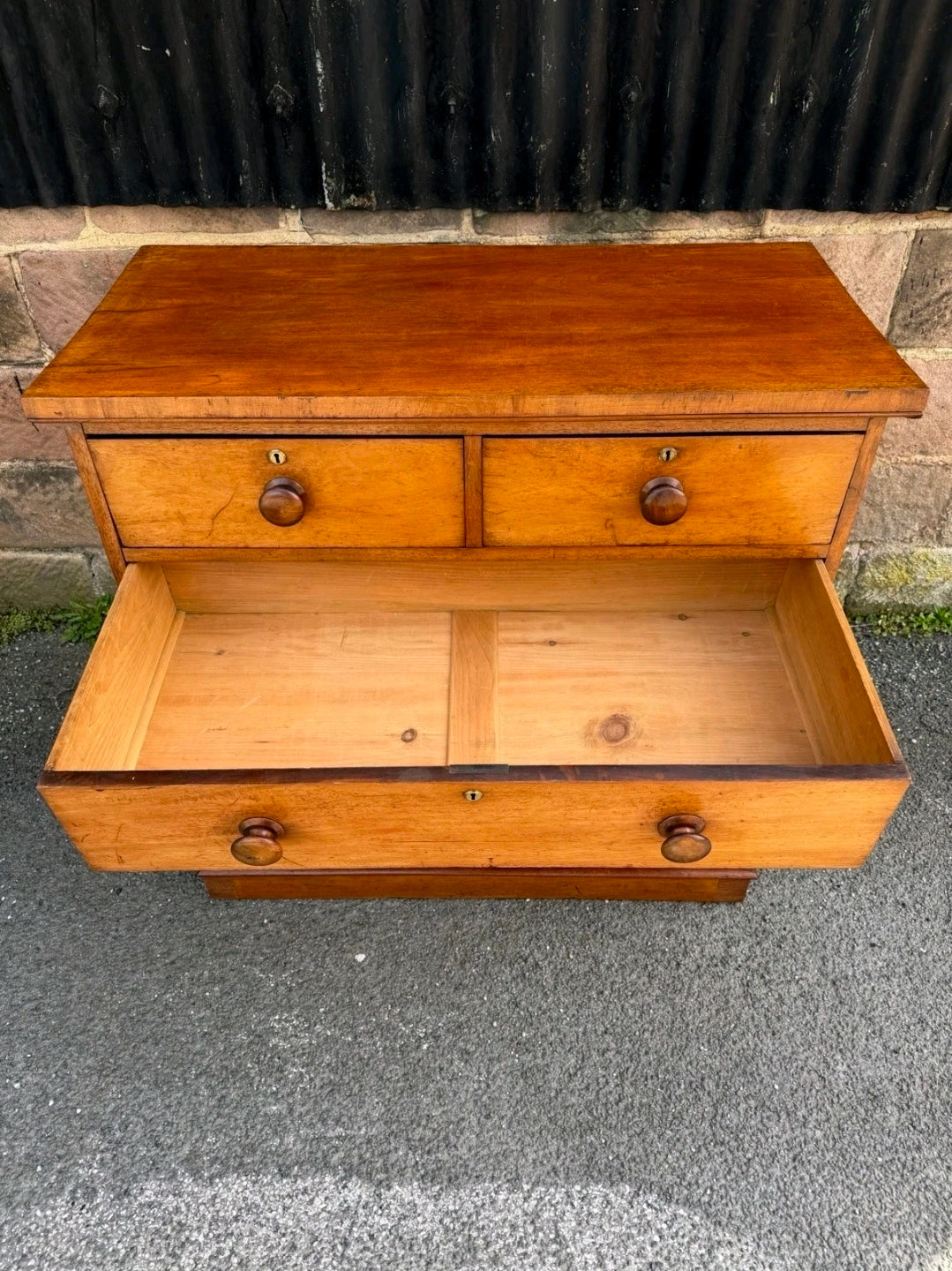 Antique Mahogany Chest Of Drawers, Late Victorian, 5 Drawers, Bedroom