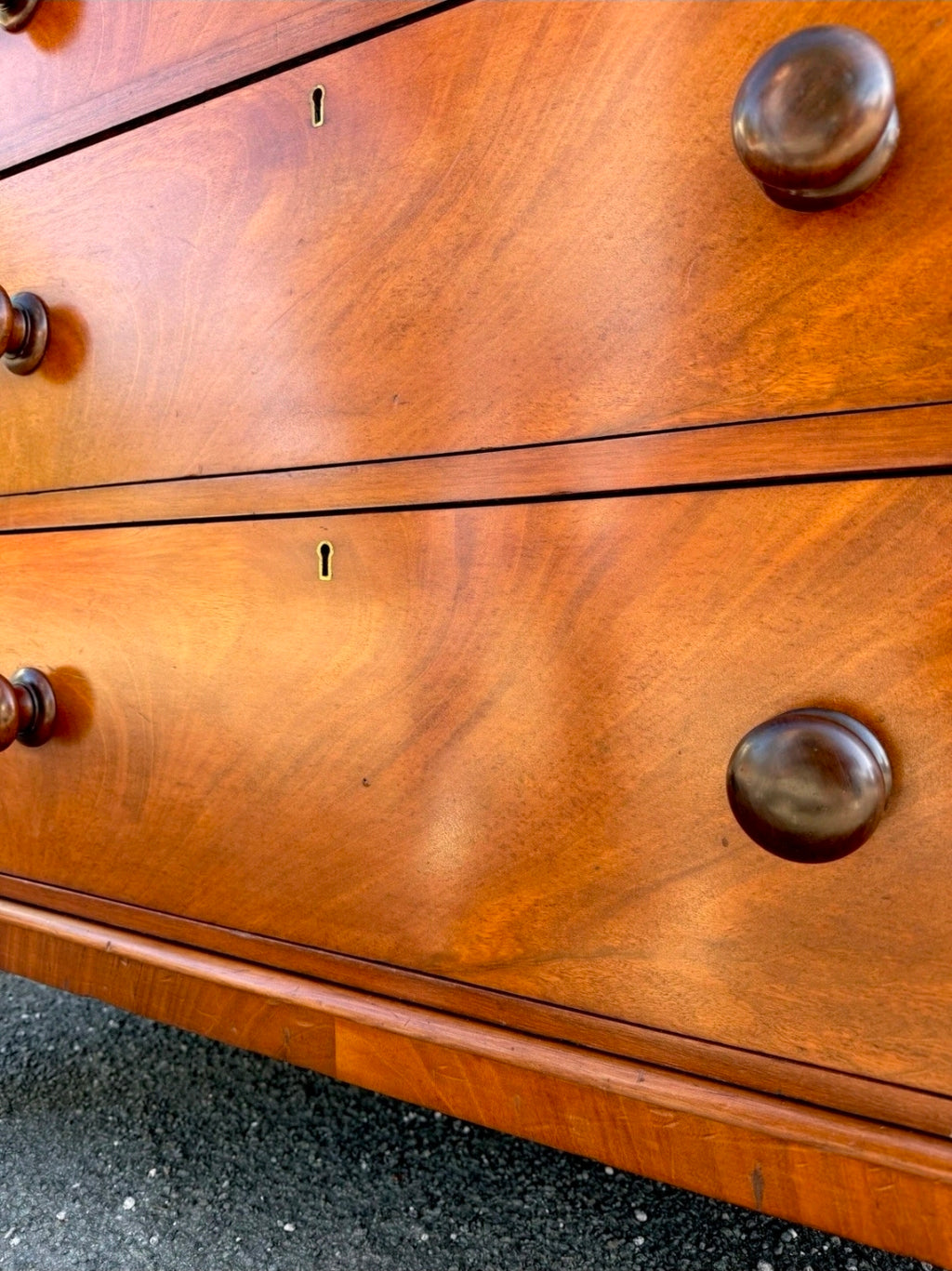 Large Antique Chest Of Drawers C1870, Victorian, Mahogany, Bedroom, Makers Mark