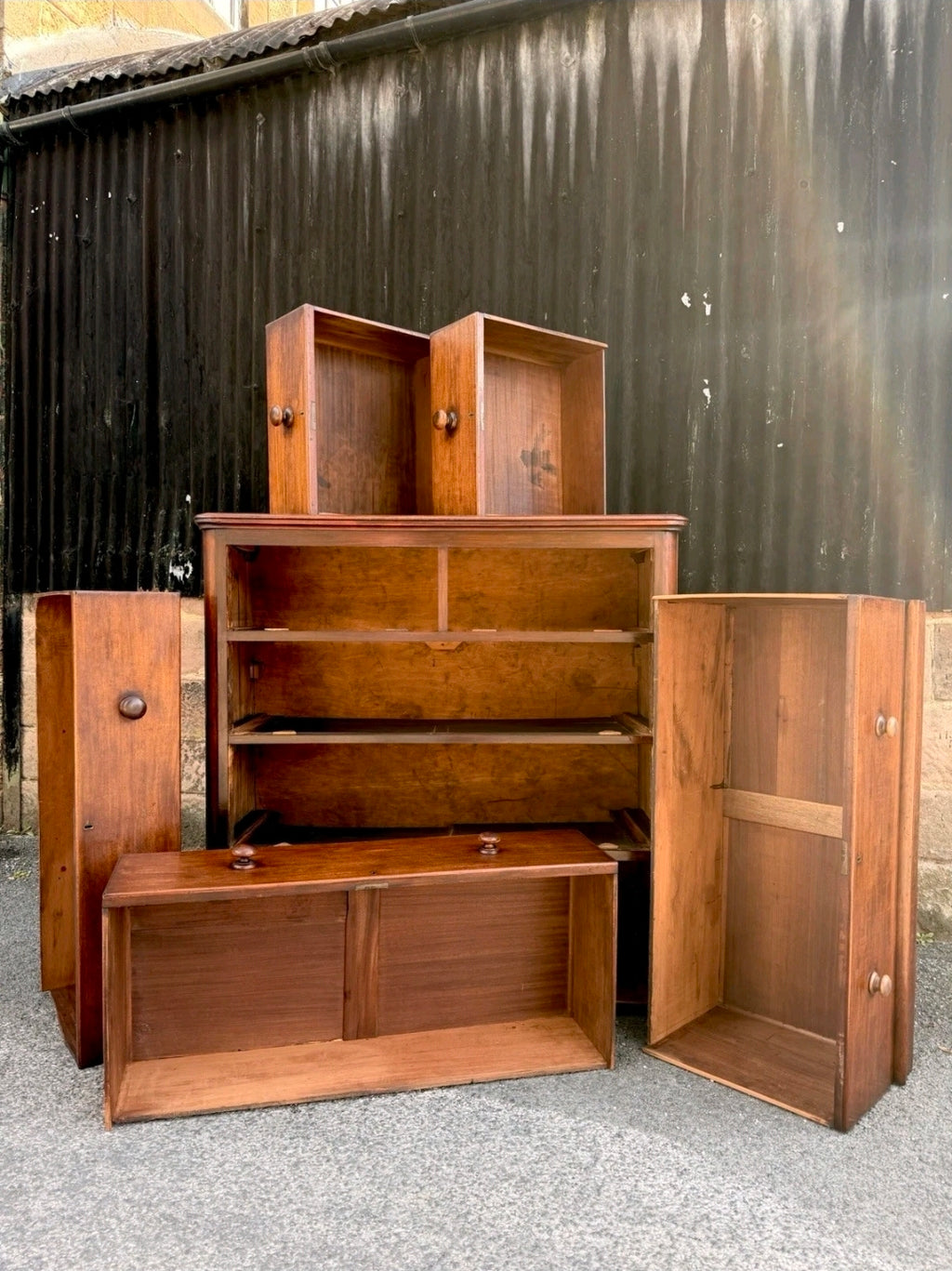 Large Original Mahogany Victorian Chest Of Drawers C1880, Storage, Bedroom,
